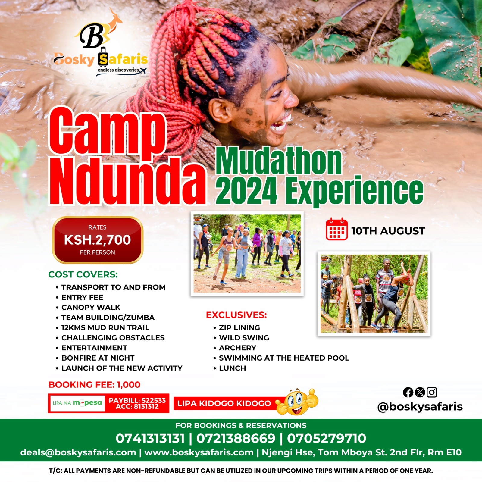 Camp Ndunda  2024 mudathon experience