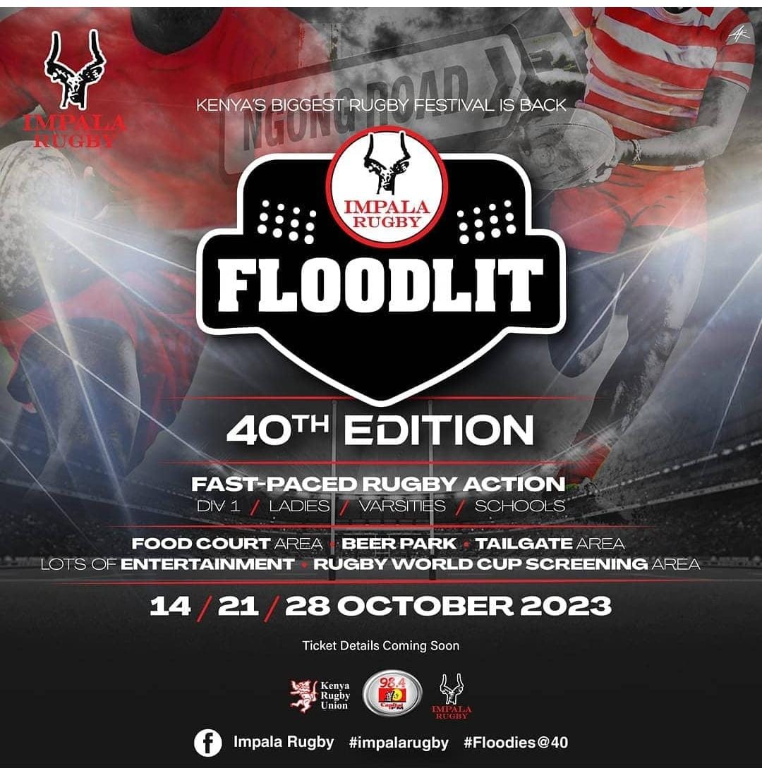 IMPALA FLOODLIT RUGBY 40TH EDITION.