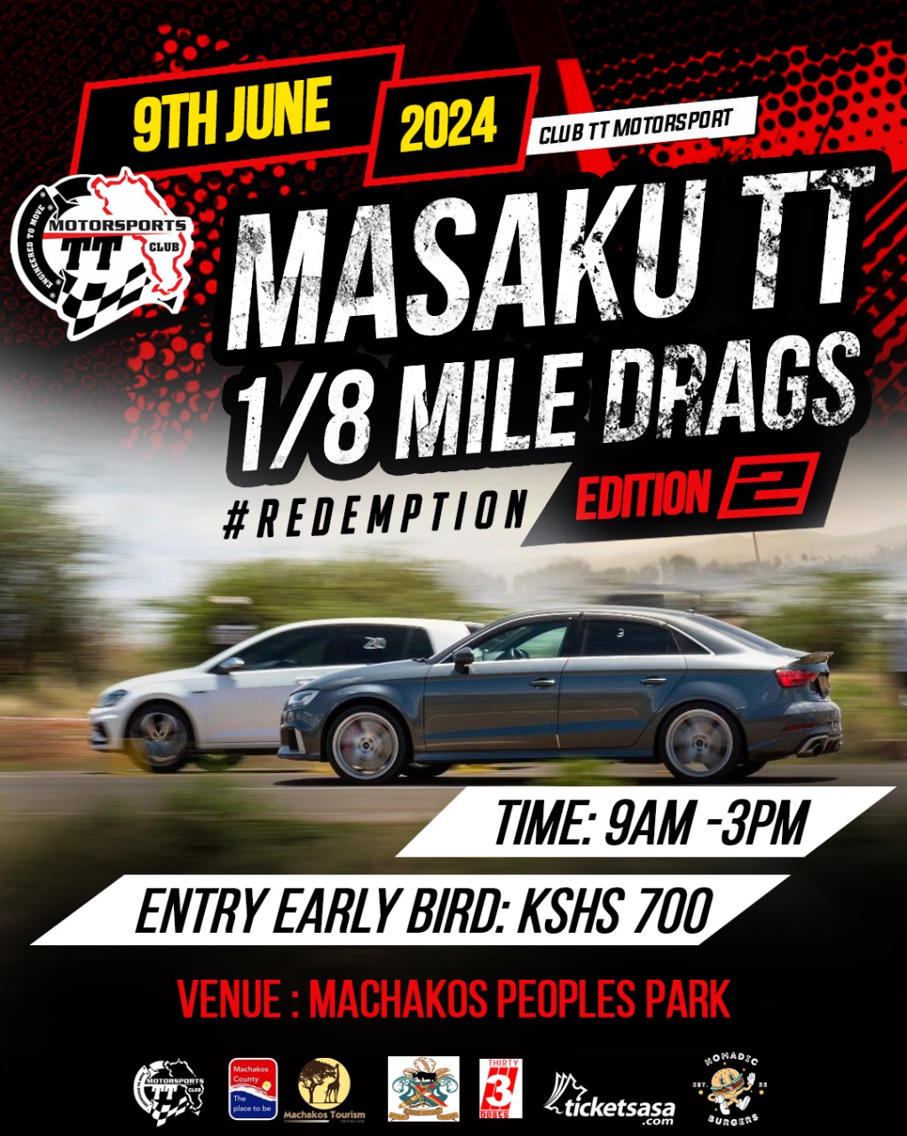 MASAKU TT 1/8 MILE DRAGS.