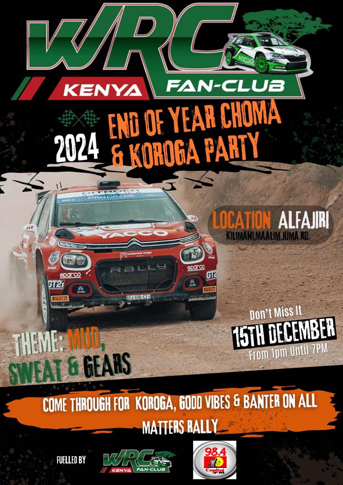 WRC Kenya Fan-Club End Of Year Choma & Koroga Party