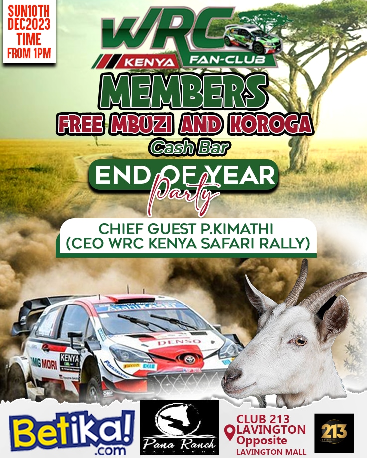 WRC KENYA FUN CLUB END YEAR PARTY