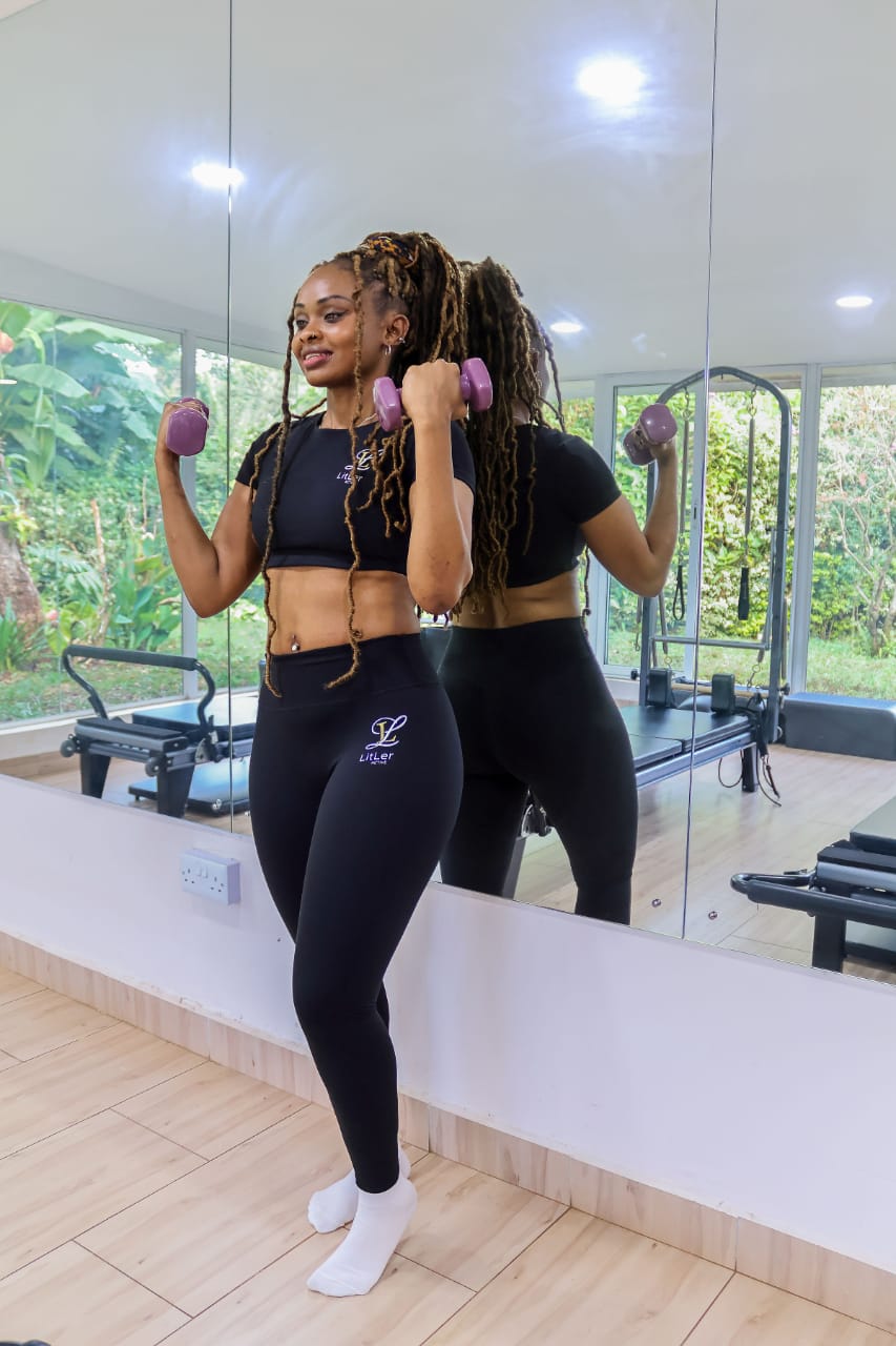 Leggings &  Crop top Gym Attire.