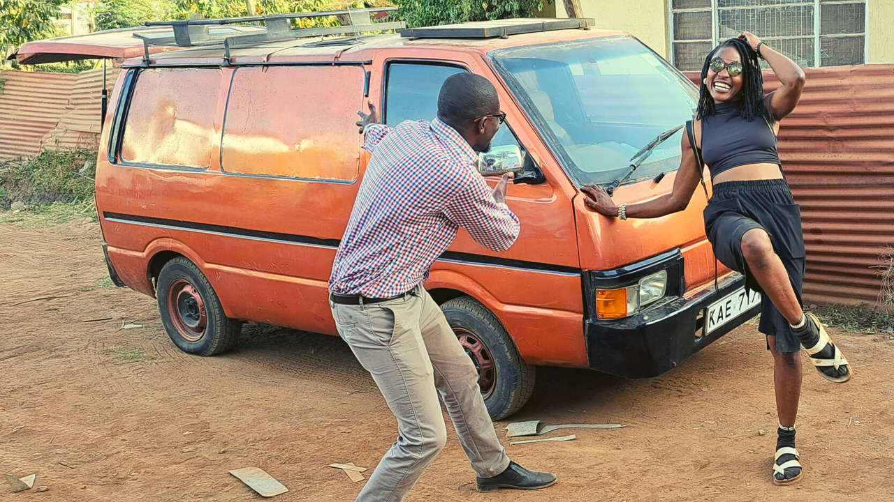 She Left Nigeria for Kenya Just to live in a camper Van.