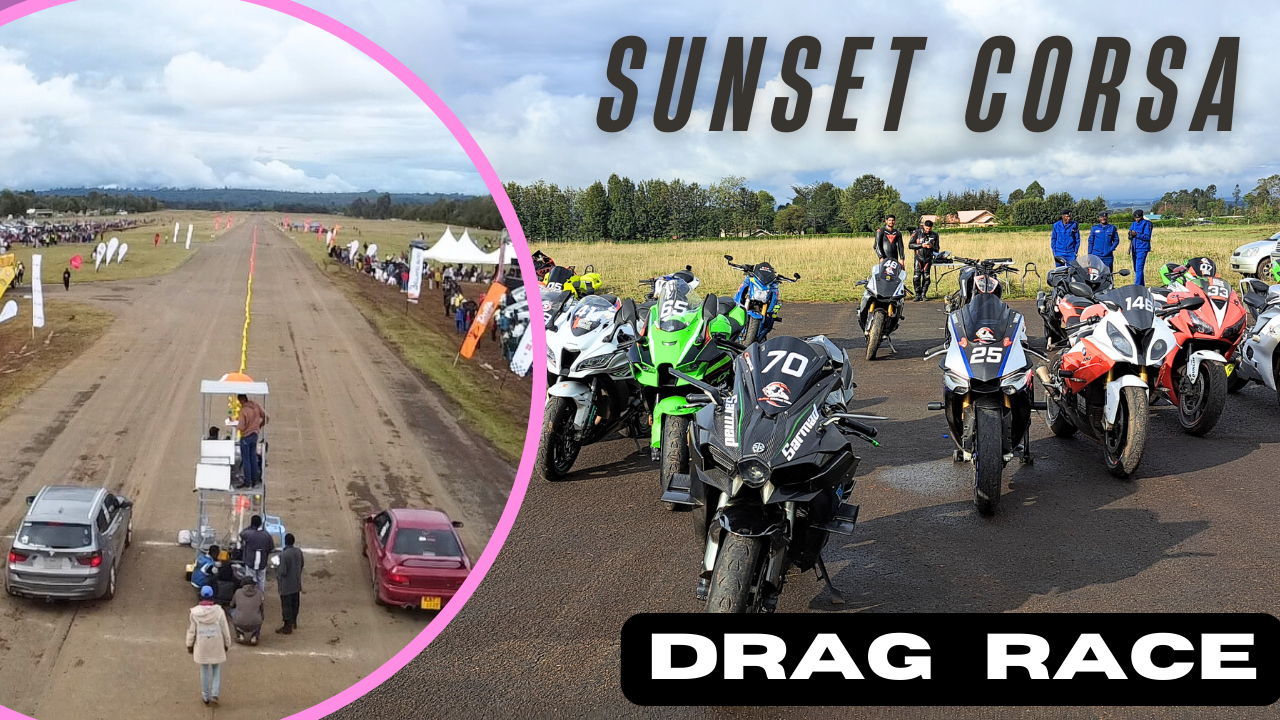 SUNSET CORSA || DRAG RACE || DAY TWO || NYAHURURU AIRSTRIP.